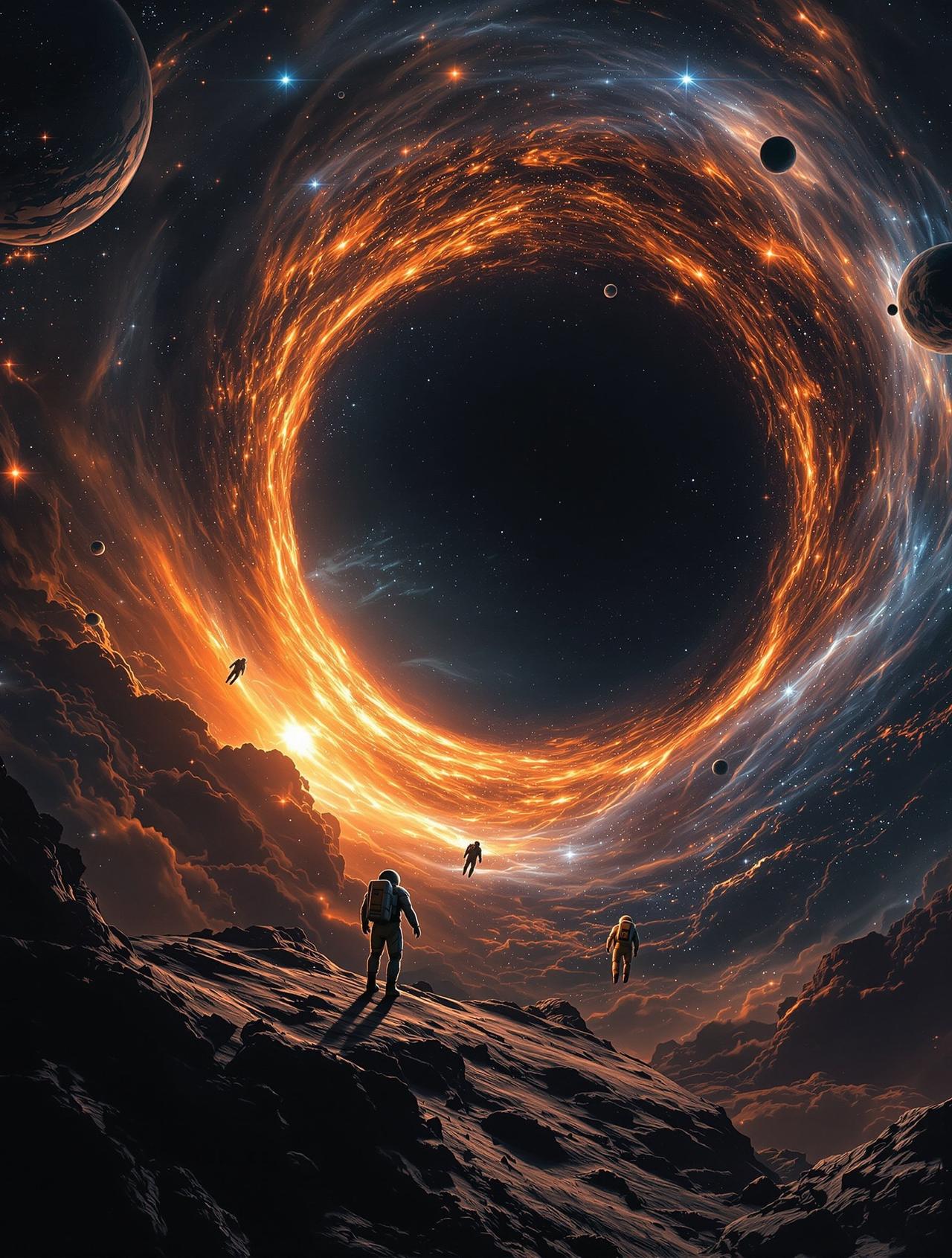 影视软件出品科幻电影《星辰大海》主视觉海报